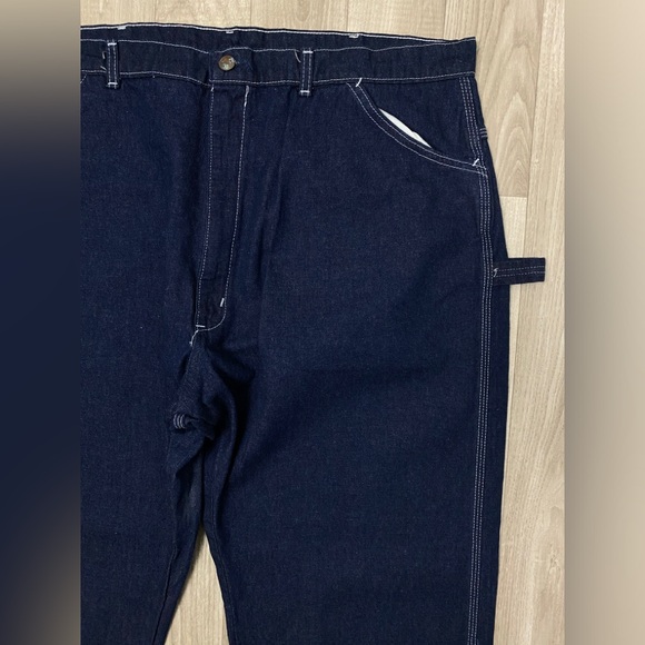 Vintage Dee Cee 1950’s Dark Blue Jeans 42x30 New With Out Tag. - Picture 5 of 11